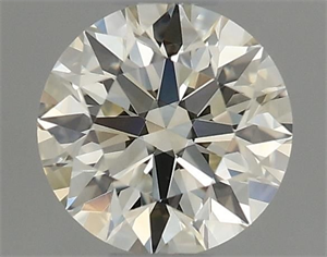 Picture of Natural Diamond 0.43 Carats, Round with Excellent Cut, K Color, VS2 Clarity and Certified by GIA