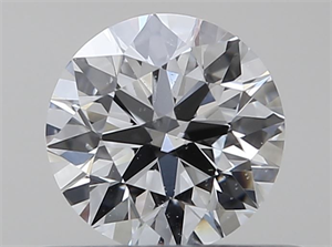 Picture of Natural Diamond 0.40 Carats, Round with Excellent Cut, E Color, VS2 Clarity and Certified by GIA