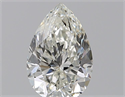 Natural Diamond 0.72 Carats, Pear with  Cut, I Color, VVS1 Clarity and Certified by GIA