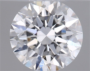 Picture of Natural Diamond 0.42 Carats, Round with Excellent Cut, F Color, VS2 Clarity and Certified by GIA