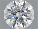 Natural Diamond 0.40 Carats, Round with Excellent Cut, H Color, VVS2 Clarity and Certified by IGI