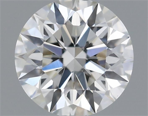 Picture of Natural Diamond 0.40 Carats, Round with Excellent Cut, H Color, VVS2 Clarity and Certified by IGI