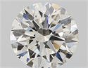 Natural Diamond 0.52 Carats, Round with Excellent Cut, I Color, VS2 Clarity and Certified by GIA