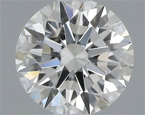 Picture of Natural Diamond 0.40 Carats, Round with Excellent Cut, I Color, VVS1 Clarity and Certified by GIA