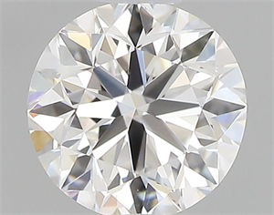 Picture of Natural Diamond 0.40 Carats, Round with Very Good Cut, F Color, VVS1 Clarity and Certified by GIA