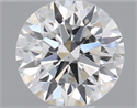 Natural Diamond 0.45 Carats, Round with Excellent Cut, H Color, SI1 Clarity and Certified by GIA