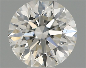 Picture of Natural Diamond 0.40 Carats, Round with Excellent Cut, J Color, SI2 Clarity and Certified by GIA