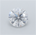 Natural Diamond 0.51 Carats, Round with Very Good Cut, E Color, I1 Clarity and Certified by GIA