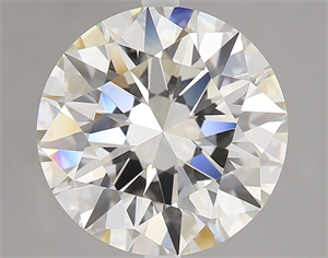 Picture of Natural Diamond 3.03 Carats, Round with Excellent Cut, I Color, VVS2 Clarity and Certified by GIA