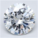 Natural Diamond 2.72 Carats, Round with Very Good Cut, F Color, SI1 Clarity and Certified by GIA