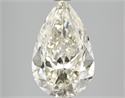 Natural Diamond 3.03 Carats, Pear with  Cut, K Color, VVS2 Clarity and Certified by IGI