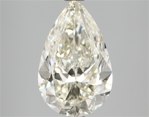 Picture of Natural Diamond 3.03 Carats, Pear with  Cut, K Color, VVS2 Clarity and Certified by IGI