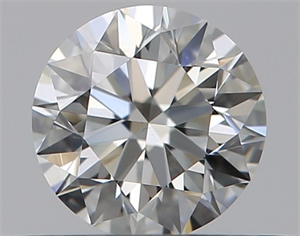 Picture of Natural Diamond 0.45 Carats, Round with Excellent Cut, I Color, VS2 Clarity and Certified by GIA