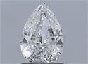 Natural Diamond 1.01 Carats, Pear with  Cut, F Color, SI2 Clarity and Certified by GIA