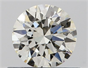 Natural Diamond 0.50 Carats, Round with Excellent Cut, I Color, VS1 Clarity and Certified by IGI