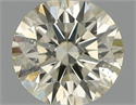 Natural Diamond 0.40 Carats, Round with Excellent Cut, K Color, SI2 Clarity and Certified by IGI