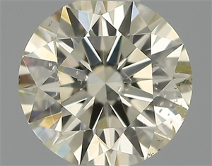 Picture of Natural Diamond 0.40 Carats, Round with Excellent Cut, K Color, SI2 Clarity and Certified by IGI