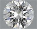 Natural Diamond 0.50 Carats, Round with Excellent Cut, J Color, VS1 Clarity and Certified by GIA