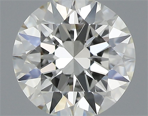 Picture of Natural Diamond 0.50 Carats, Round with Excellent Cut, J Color, VS1 Clarity and Certified by GIA