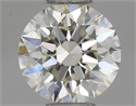 Natural Diamond 0.40 Carats, Round with Excellent Cut, J Color, VS1 Clarity and Certified by IGI