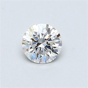 Picture of Natural Diamond 0.43 Carats, Round with Very Good Cut, F Color, SI1 Clarity and Certified by GIA