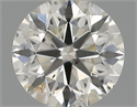 Natural Diamond 0.41 Carats, Round with Excellent Cut, I Color, SI2 Clarity and Certified by IGI