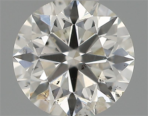 Picture of Natural Diamond 0.41 Carats, Round with Excellent Cut, I Color, SI2 Clarity and Certified by IGI