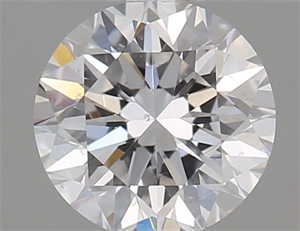 Picture of Natural Diamond 0.40 Carats, Round with Very Good Cut, D Color, VS2 Clarity and Certified by GIA