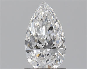 Picture of Natural Diamond 0.80 Carats, Pear with  Cut, D Color, VS2 Clarity and Certified by GIA