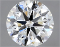 Natural Diamond 0.40 Carats, Round with Very Good Cut, H Color, SI2 Clarity and Certified by GIA