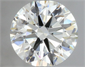 Natural Diamond 0.40 Carats, Round with Excellent Cut, I Color, VVS1 Clarity and Certified by GIA