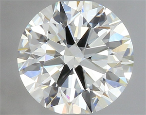 Picture of Natural Diamond 0.40 Carats, Round with Excellent Cut, I Color, VVS1 Clarity and Certified by GIA