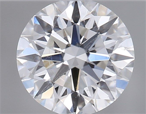 Picture of Natural Diamond 0.40 Carats, Round with Excellent Cut, G Color, SI2 Clarity and Certified by GIA