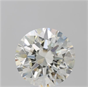 Natural Diamond 6.20 Carats, Round with Excellent Cut, K Color, VVS2 Clarity and Certified by GIA