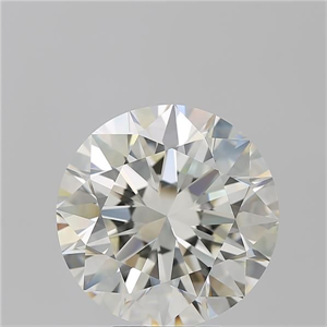 Picture of Natural Diamond 6.20 Carats, Round with Excellent Cut, K Color, VVS2 Clarity and Certified by GIA