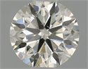 Natural Diamond 0.55 Carats, Round with Excellent Cut, I Color, SI1 Clarity and Certified by IGI