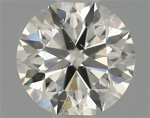 Picture of Natural Diamond 0.55 Carats, Round with Excellent Cut, I Color, SI1 Clarity and Certified by IGI