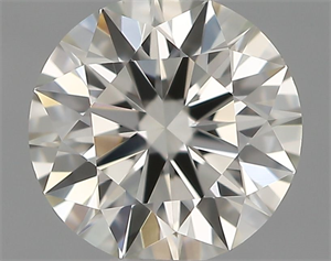 Picture of Natural Diamond 0.42 Carats, Round with Excellent Cut, I Color, VS1 Clarity and Certified by IGI