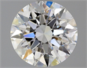 Natural Diamond 2.02 Carats, Round with Excellent Cut, I Color, VS1 Clarity and Certified by GIA