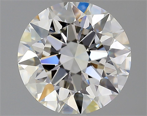 Picture of Natural Diamond 2.02 Carats, Round with Excellent Cut, I Color, VS1 Clarity and Certified by GIA