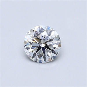 Picture of Natural Diamond 0.40 Carats, Round with Excellent Cut, F Color, SI2 Clarity and Certified by GIA