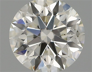 Picture of Natural Diamond 0.41 Carats, Round with Excellent Cut, H Color, SI1 Clarity and Certified by IGI