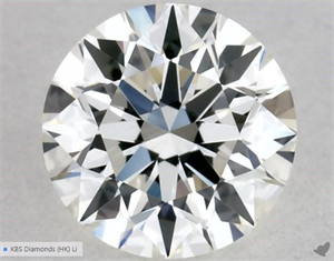 Picture of Natural Diamond 0.43 Carats, Round with Excellent Cut, G Color, VS1 Clarity and Certified by GIA