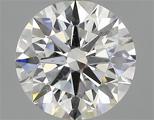 Picture of Natural Diamond 1.91 Carats, Round with Excellent Cut, I Color, SI2 Clarity and Certified by GIA