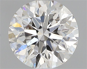 Picture of Natural Diamond 0.40 Carats, Round with Excellent Cut, F Color, SI2 Clarity and Certified by GIA