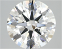 Natural Diamond 3.01 Carats, Round with Excellent Cut, G Color, SI1 Clarity and Certified by GIA