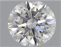 Natural Diamond 0.40 Carats, Round with Excellent Cut, H Color, VS2 Clarity and Certified by GIA