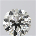 Natural Diamond 0.50 Carats, Round with Very Good Cut, J Color, SI2 Clarity and Certified by IGI