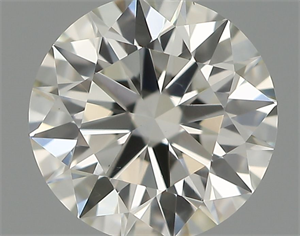 Picture of Natural Diamond 0.54 Carats, Round with Excellent Cut, I Color, VS1 Clarity and Certified by IGI