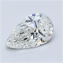 Natural Diamond 2.21 Carats, Pear with  Cut, G Color, VS1 Clarity and Certified by GIA